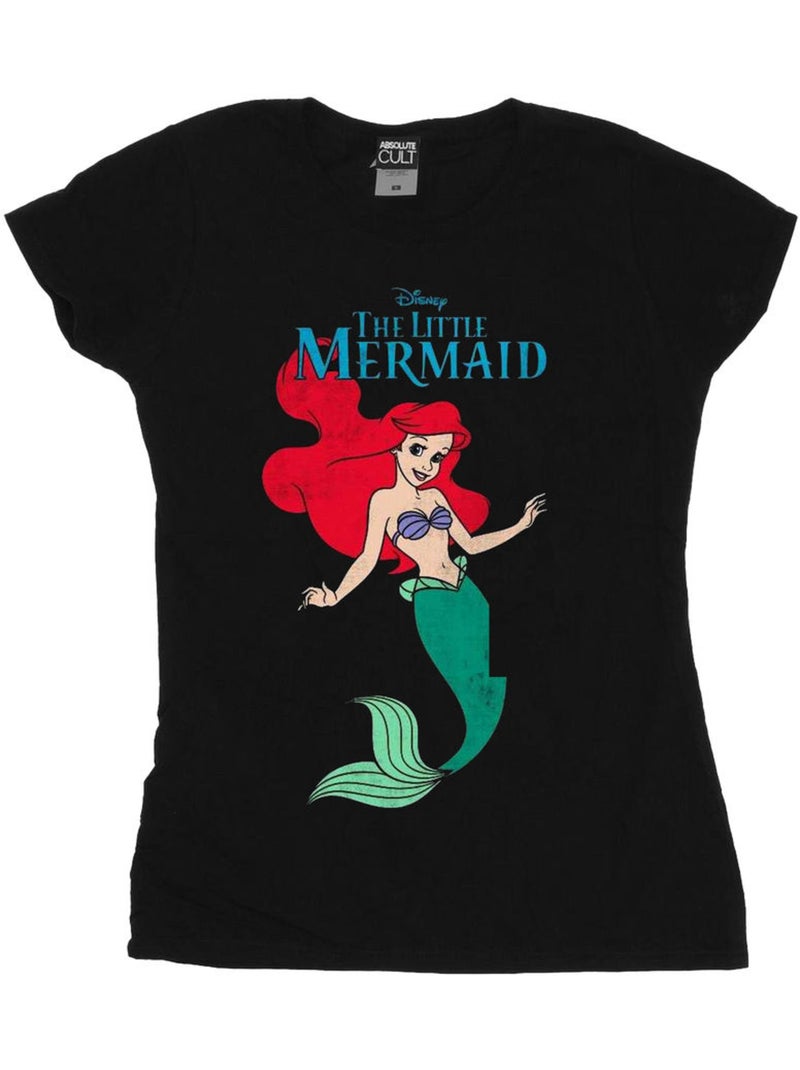 Disney - T-shirt THE La Petite Sirène Noir - Kiabi