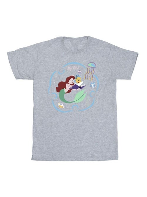 Disney - T-shirt THE La Petite Sirène READING A BOOK - Kiabi