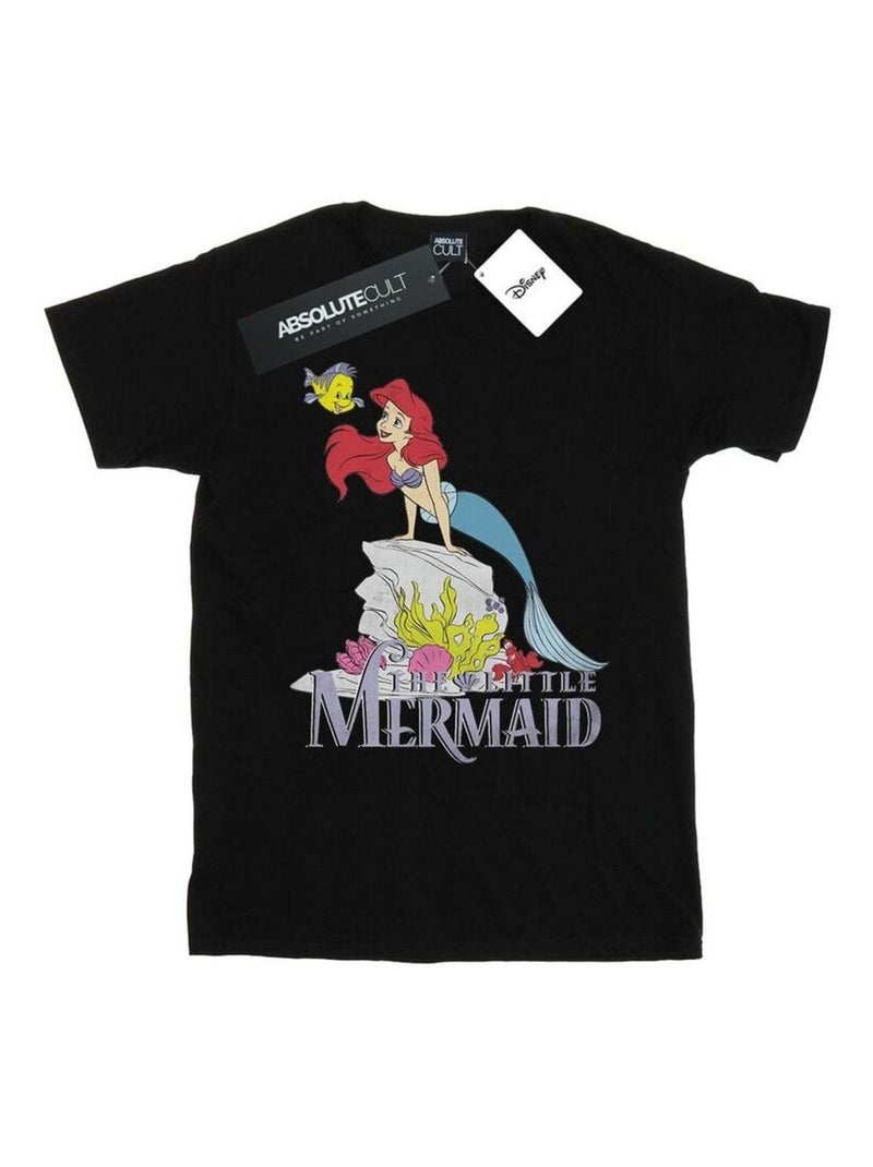 Disney - T-shirt THE La Petite Sirène SEA FRIEND Noir - Kiabi