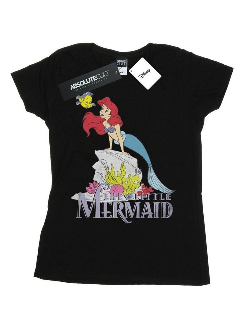 Disney - T-shirt THE La Petite Sirène SEA FRIEND Noir - Kiabi