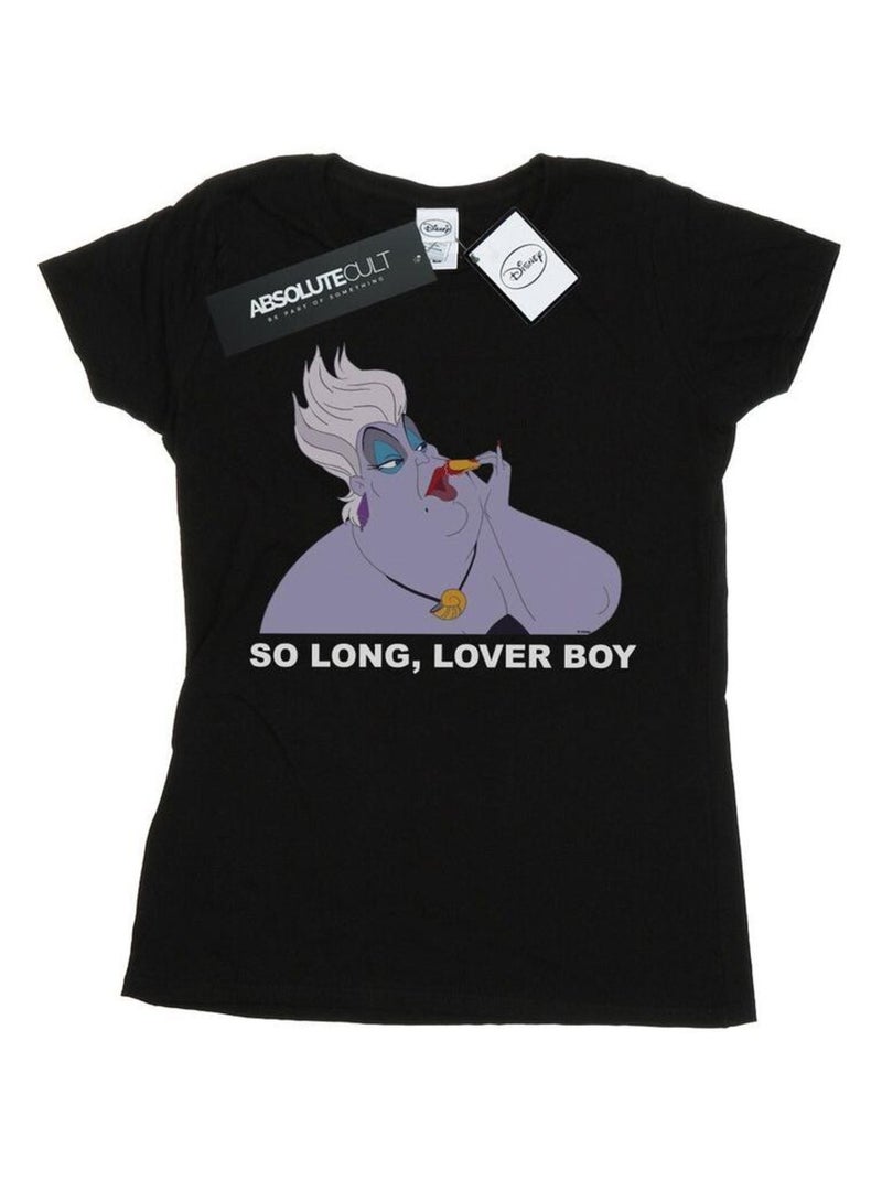 Disney - T-shirt THE La Petite Sirène SO LONG Noir - Kiabi