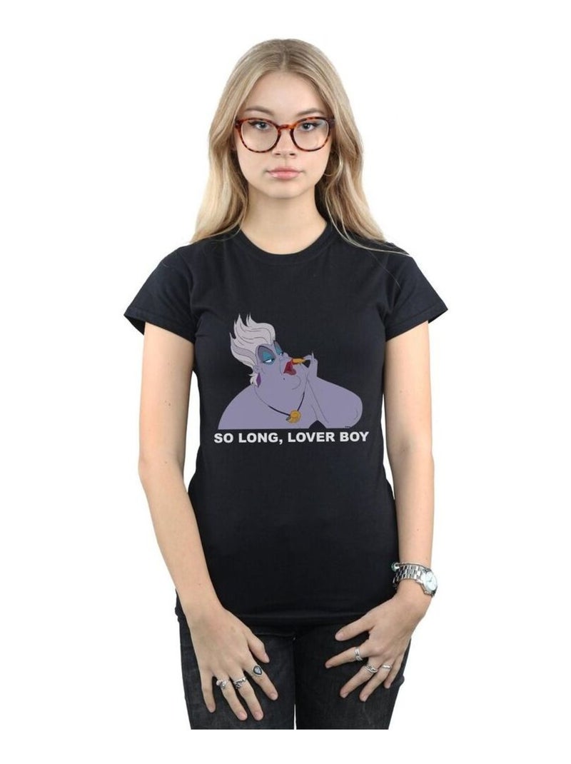 Disney - T-shirt THE La Petite Sirène SO LONG Noir - Kiabi