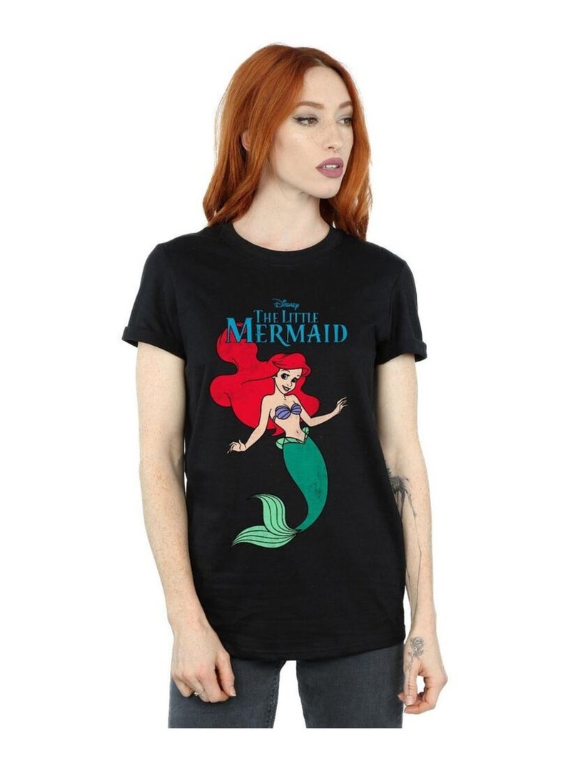 Disney - T-shirt THE LÇaTLE MERMAID Noir - Kiabi