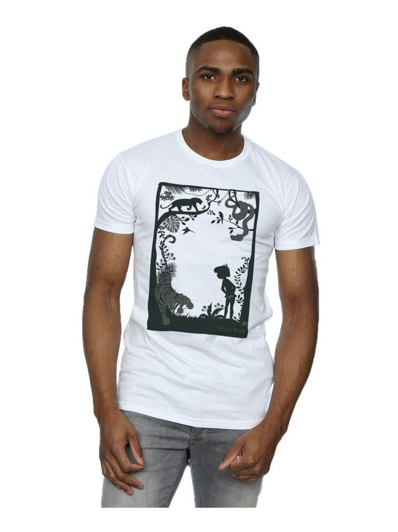 Disney - T-shirt THE Le Livre de la Jungle Blanc - Kiabi