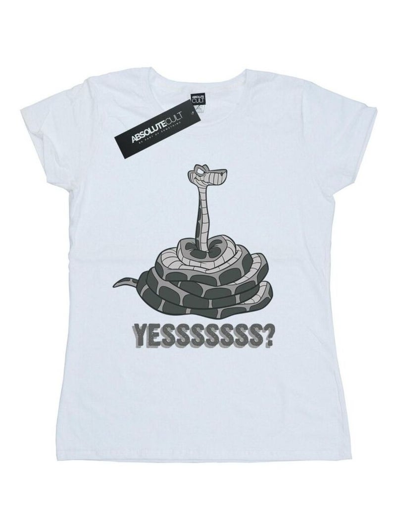Disney - T-shirt THE Le Livre de la Jungle YESSSSS Blanc - Kiabi