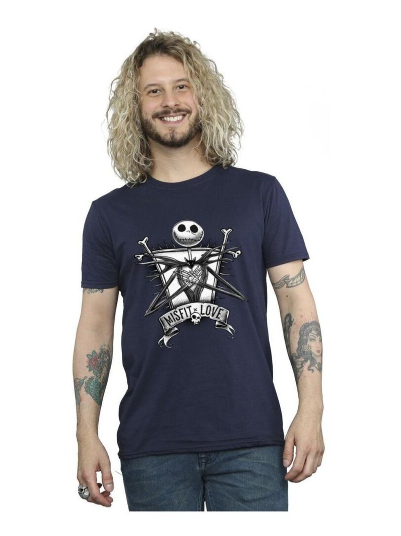 Disney - T-shirt THE L'Étrange Noël de monsieur Jack Bleu marine - Kiabi