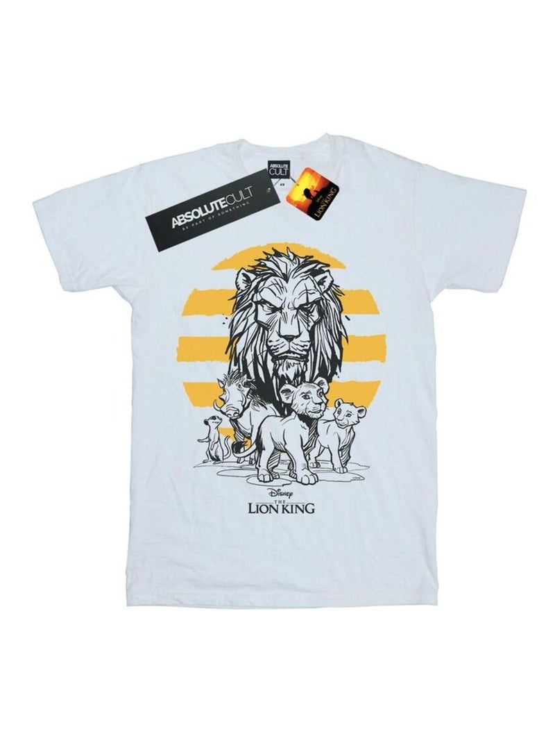 Disney - T-shirt THE LION KING Blanc - Kiabi