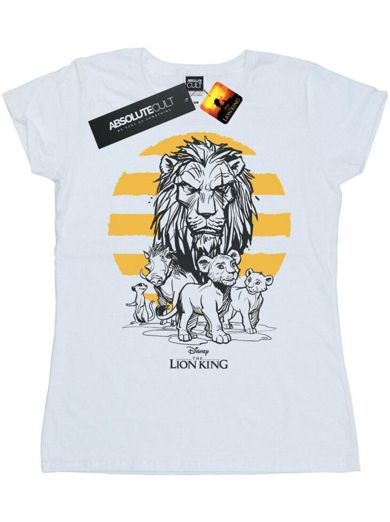 Disney - T-shirt THE LION KING Blanc - Kiabi