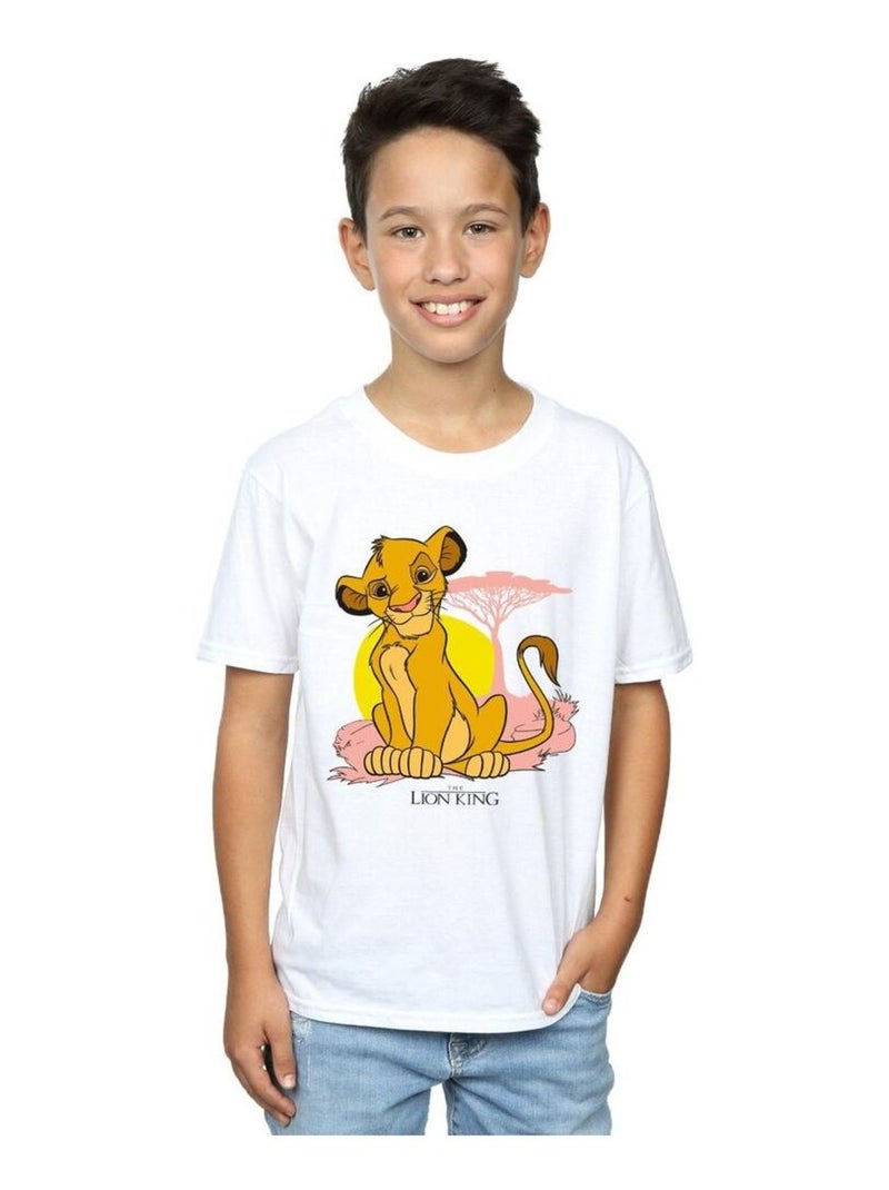 Disney - T-shirt THE LION KING Blanc - Kiabi