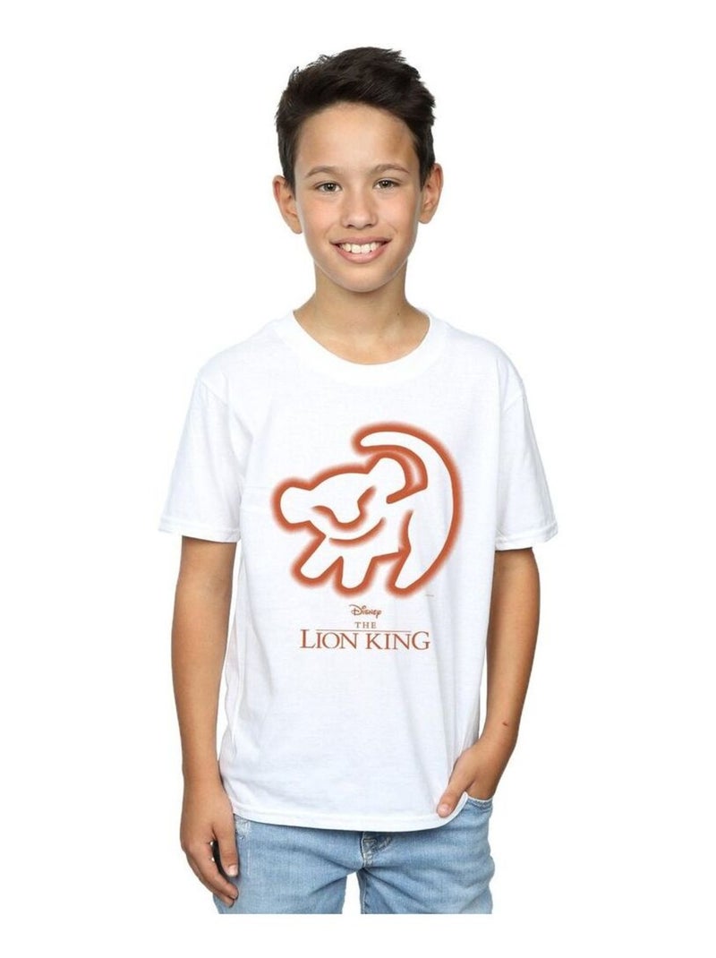 Disney - T-shirt THE LION KING Blanc - Kiabi
