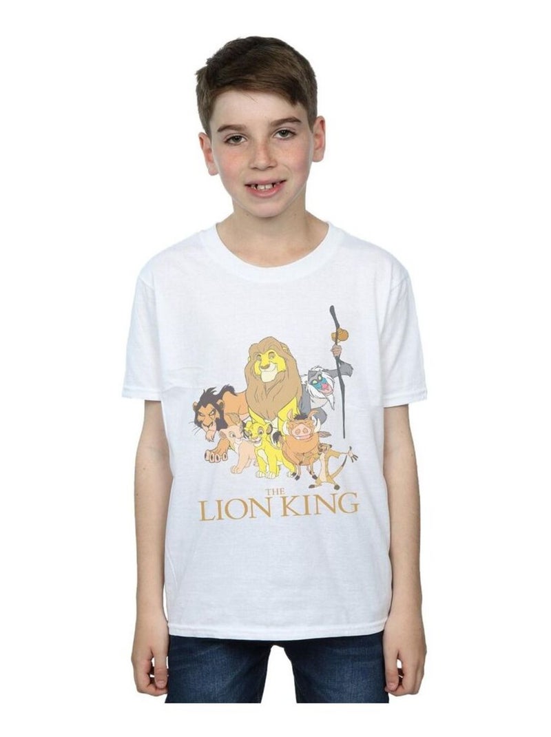 Disney - T-shirt THE LION KING Blanc - Kiabi
