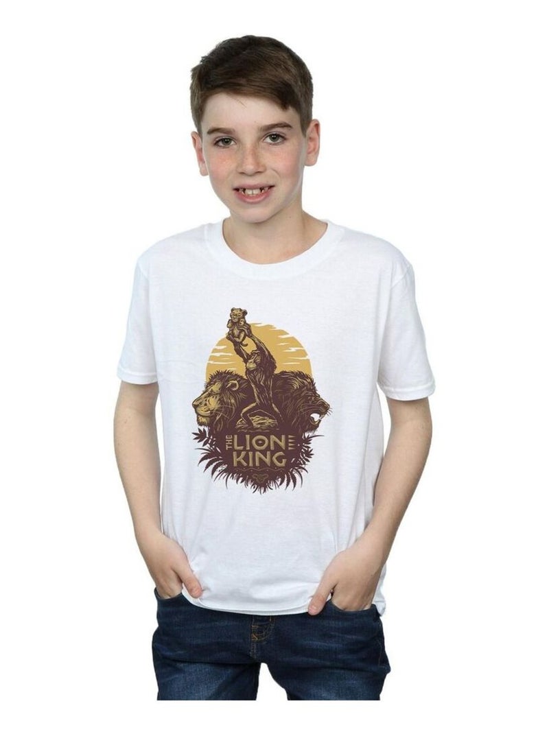 Disney - T-shirt THE LION KING Blanc - Kiabi