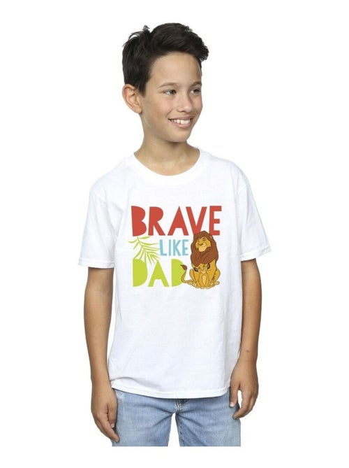 Disney - T-shirt THE LION KING BRAVE LIKE DAD - Kiabi