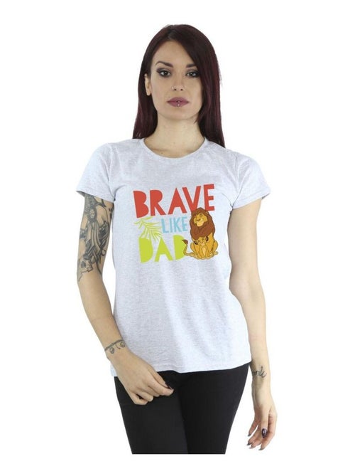 Disney - T-shirt THE LION KING BRAVE LIKE DAD - Kiabi Disney - T-shirt THE LION KING BRAVE LIKE DAD - Kiabi