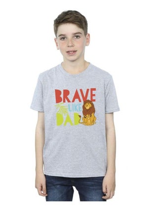 Disney - T-shirt THE LION KING BRAVE LIKE DAD
