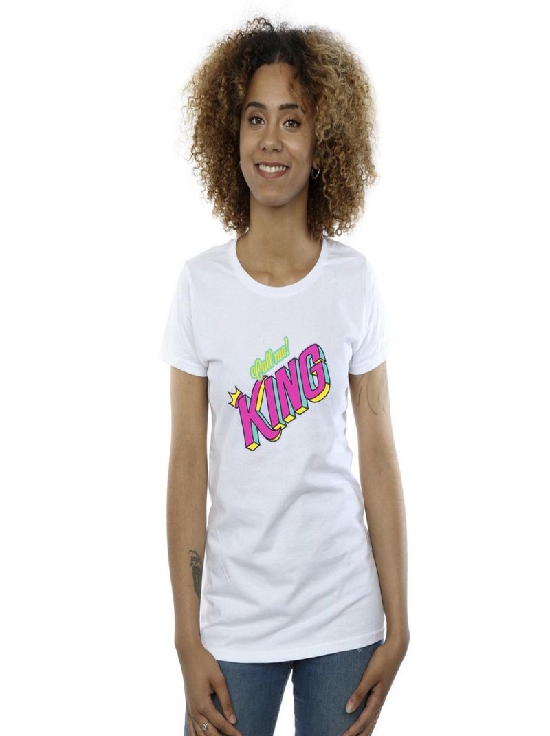 Disney - T-shirt THE LION KING CLASSIC KING Blanc - Kiabi