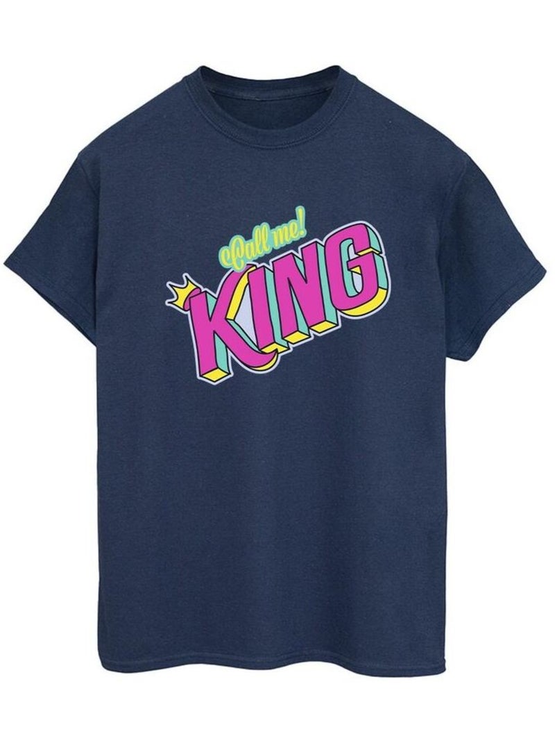 Disney - T-shirt THE LION KING CLASSIC KING Bleu marine - Kiabi