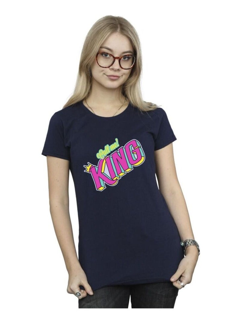 Disney - T-shirt THE LION KING CLASSIC KING Bleu marine - Kiabi