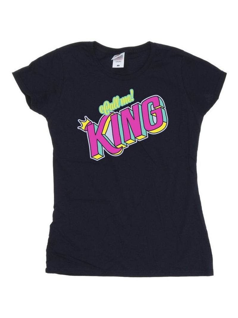 Disney - T-shirt THE LION KING CLASSIC KING Bleu marine - Kiabi