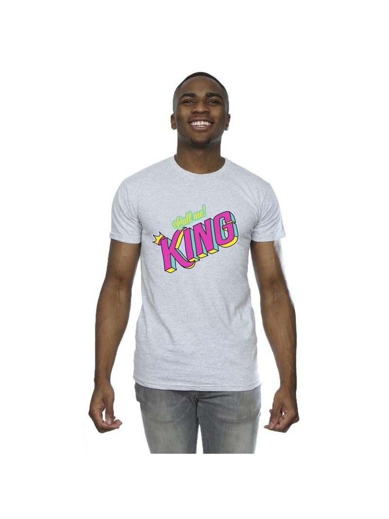 Disney - T-shirt THE LION KING CLASSIC KING Gris chiné - Kiabi