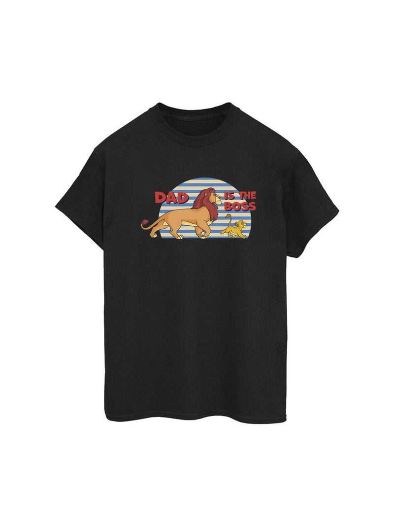 Disney - T-shirt THE LION KING DAD BOSS Noir - Kiabi