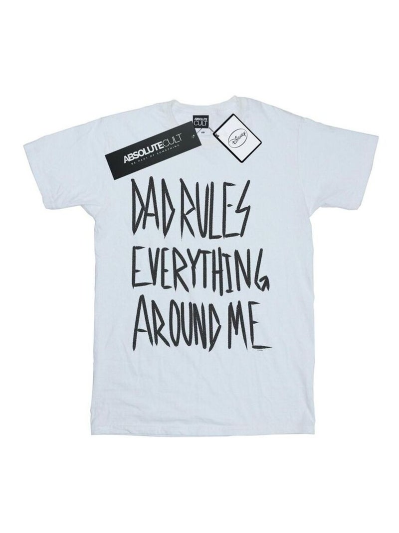Disney - T-shirt THE LION KING DAD RULES EVERYTHING Blanc - Kiabi