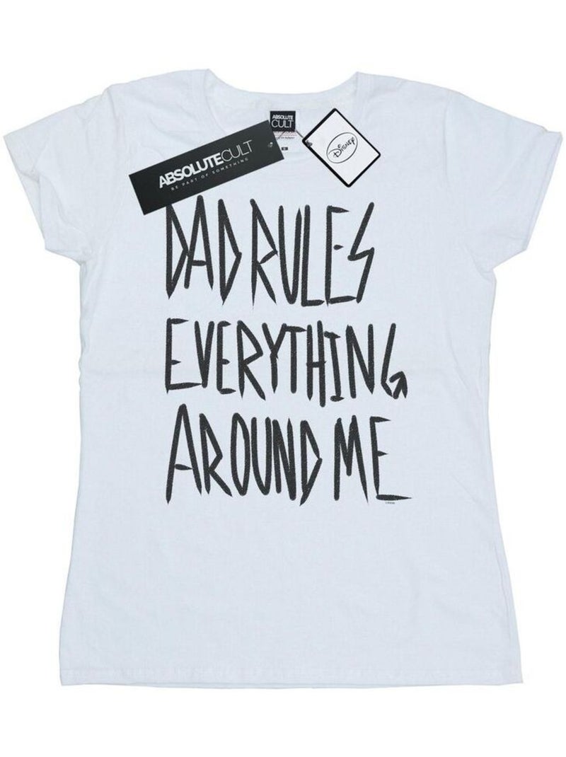 Disney - T-shirt THE LION KING DAD RULES EVERYTHING Blanc - Kiabi