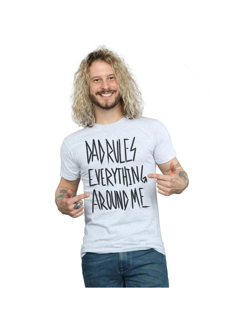 Disney - T-shirt THE LION KING DAD RULES EVERYTHING Gris chiné - Kiabi