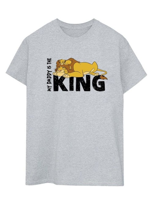 Disney - T-shirt THE LION KING DADDY IS KING - Kiabi Disney - T-shirt THE LION KING DADDY IS KING - Kiabi
