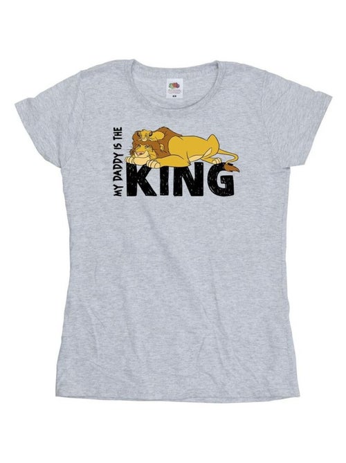 Disney - T-shirt THE LION KING DADDY IS KING - Kiabi