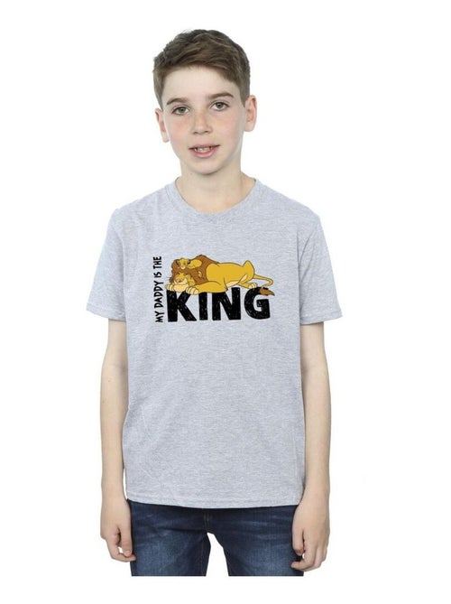 Disney - T-shirt THE LION KING DADDY IS KING - Kiabi