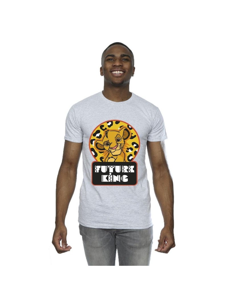 Disney - T-shirt THE LION KING FUTURE Gris chiné - Kiabi