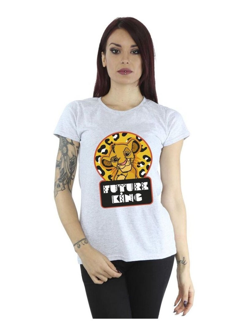 Disney - T-shirt THE LION KING FUTURE Gris chiné - Kiabi