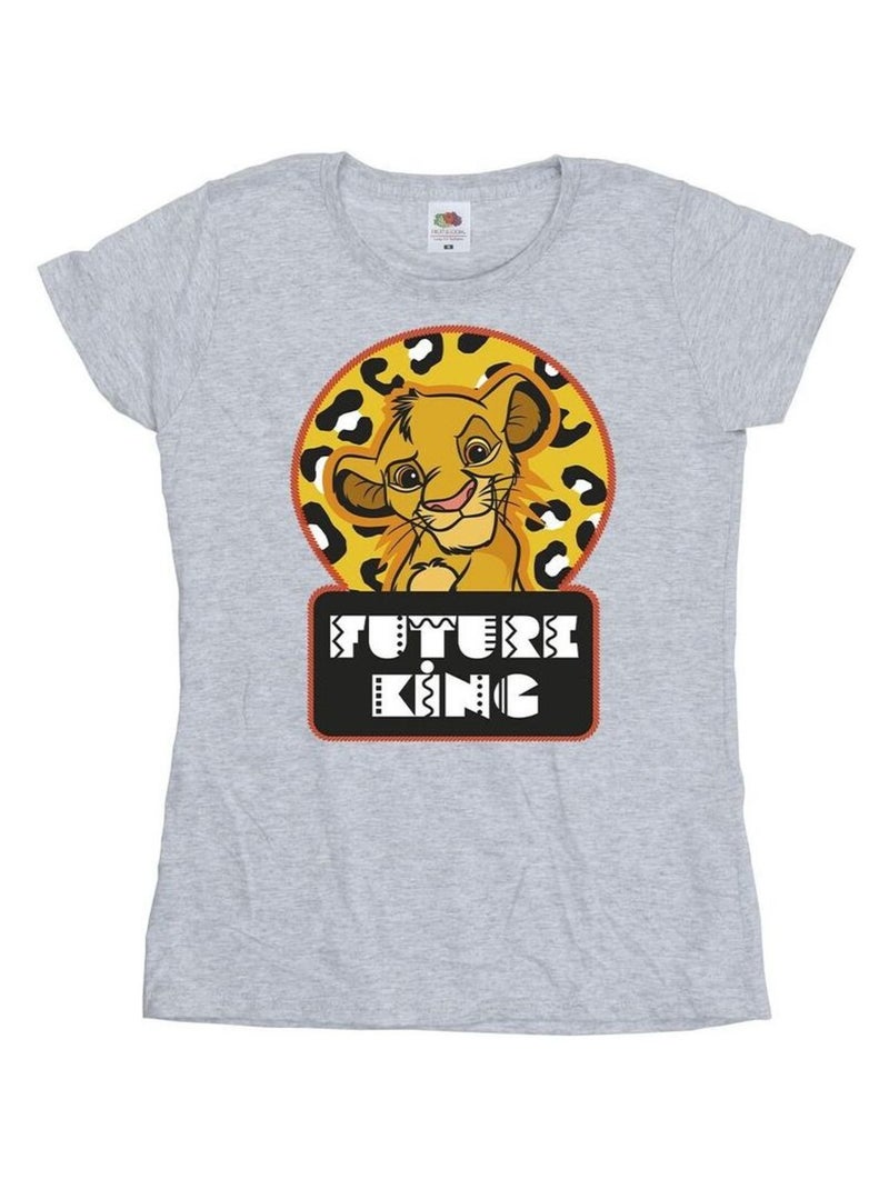 Disney - T-shirt THE LION KING FUTURE Gris chiné - Kiabi