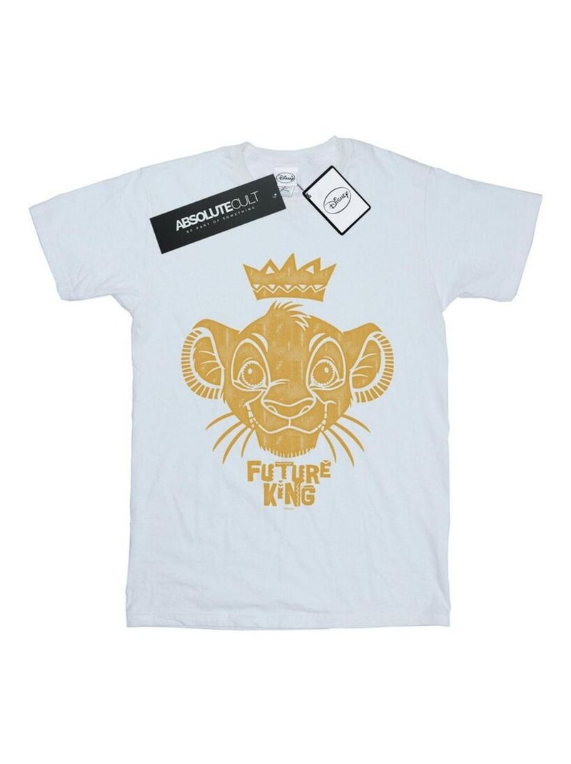 Disney - T-shirt THE LION KING FUTURE KING Blanc - Kiabi