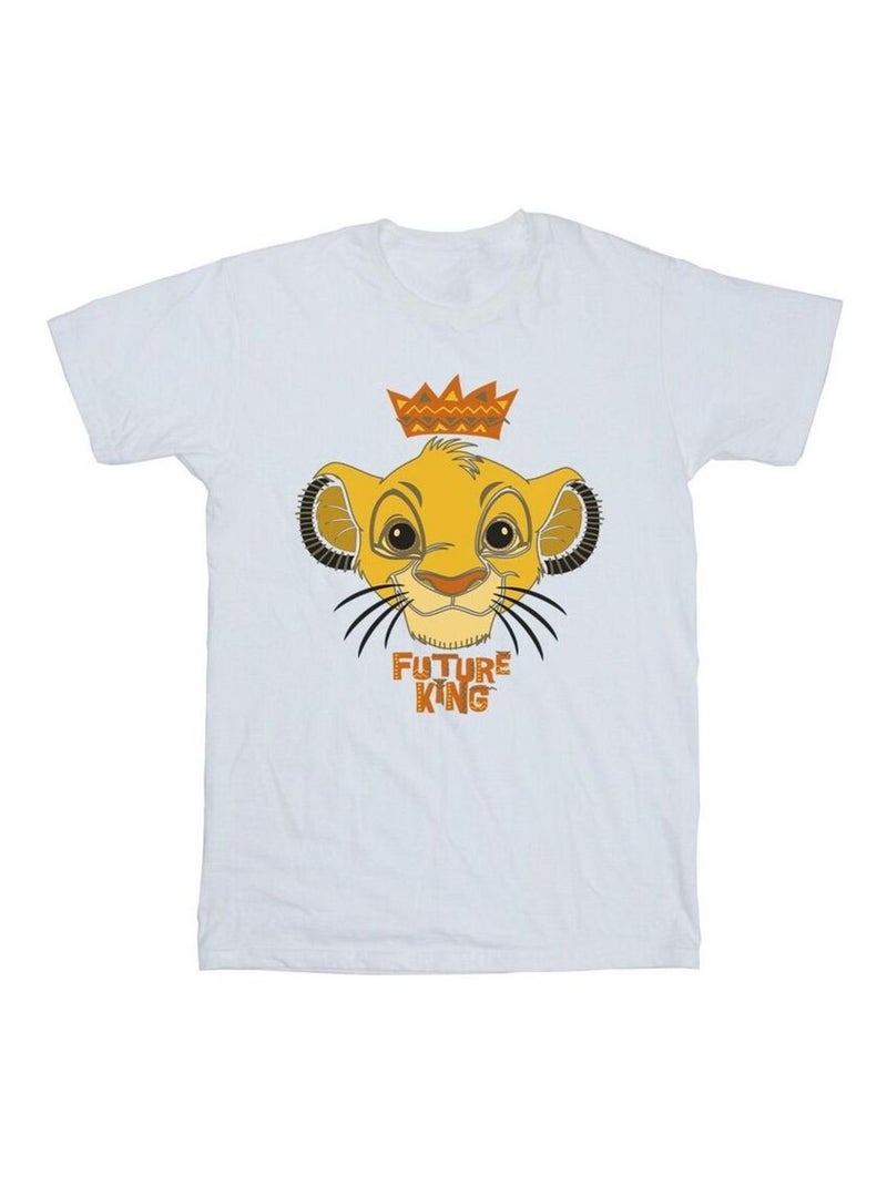 Disney - T-shirt THE LION KING FUTURE KING Blanc - Kiabi