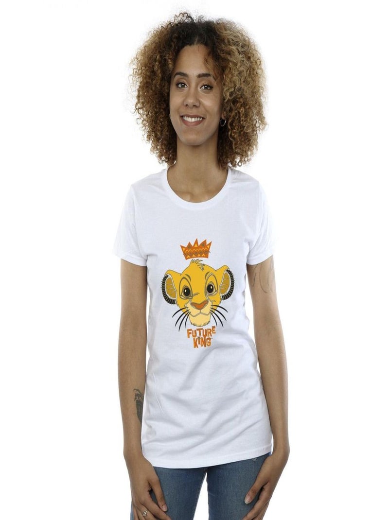 Disney - T-shirt THE LION KING FUTURE KING Blanc - Kiabi