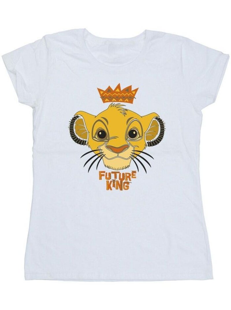 Disney - T-shirt THE LION KING FUTURE KING Blanc - Kiabi