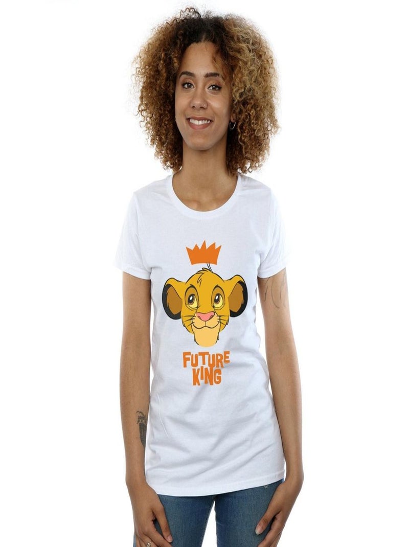 Disney - T-shirt THE LION KING FUTURE KING Blanc - Kiabi