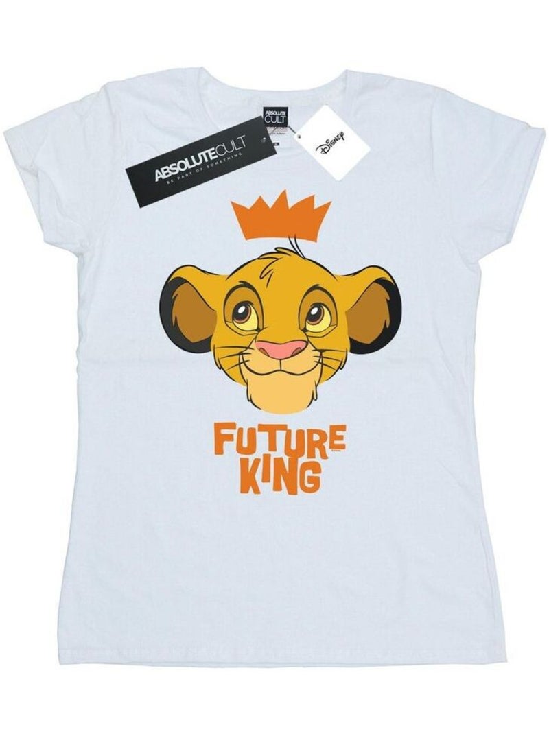 Disney - T-shirt THE LION KING FUTURE KING Blanc - Kiabi