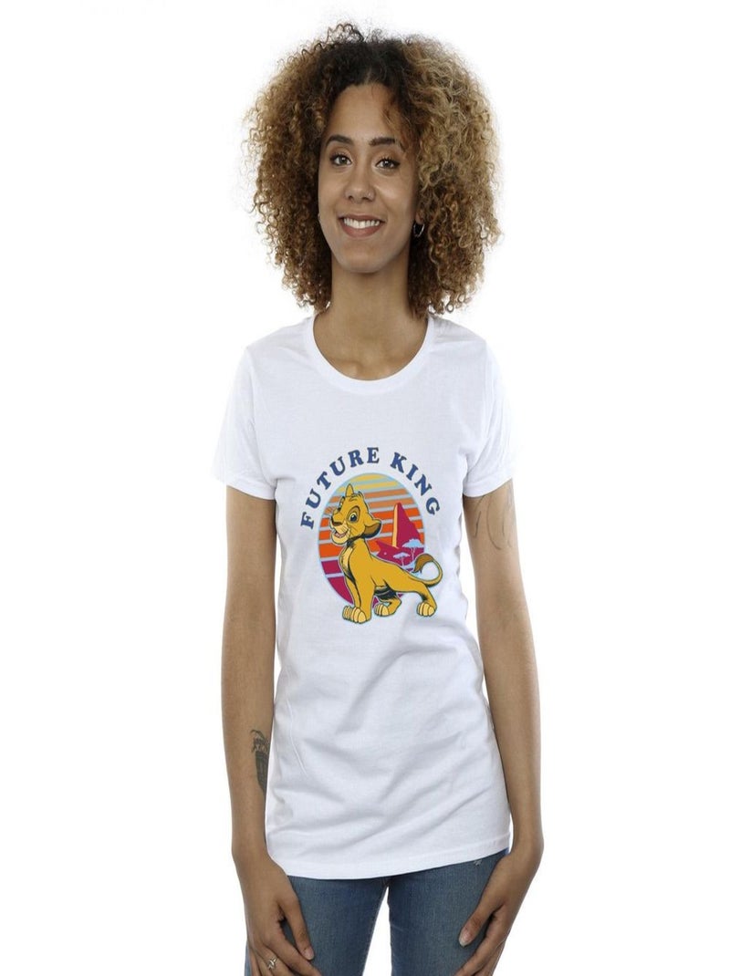 Disney - T-shirt THE LION KING FUTURE KING Blanc - Kiabi