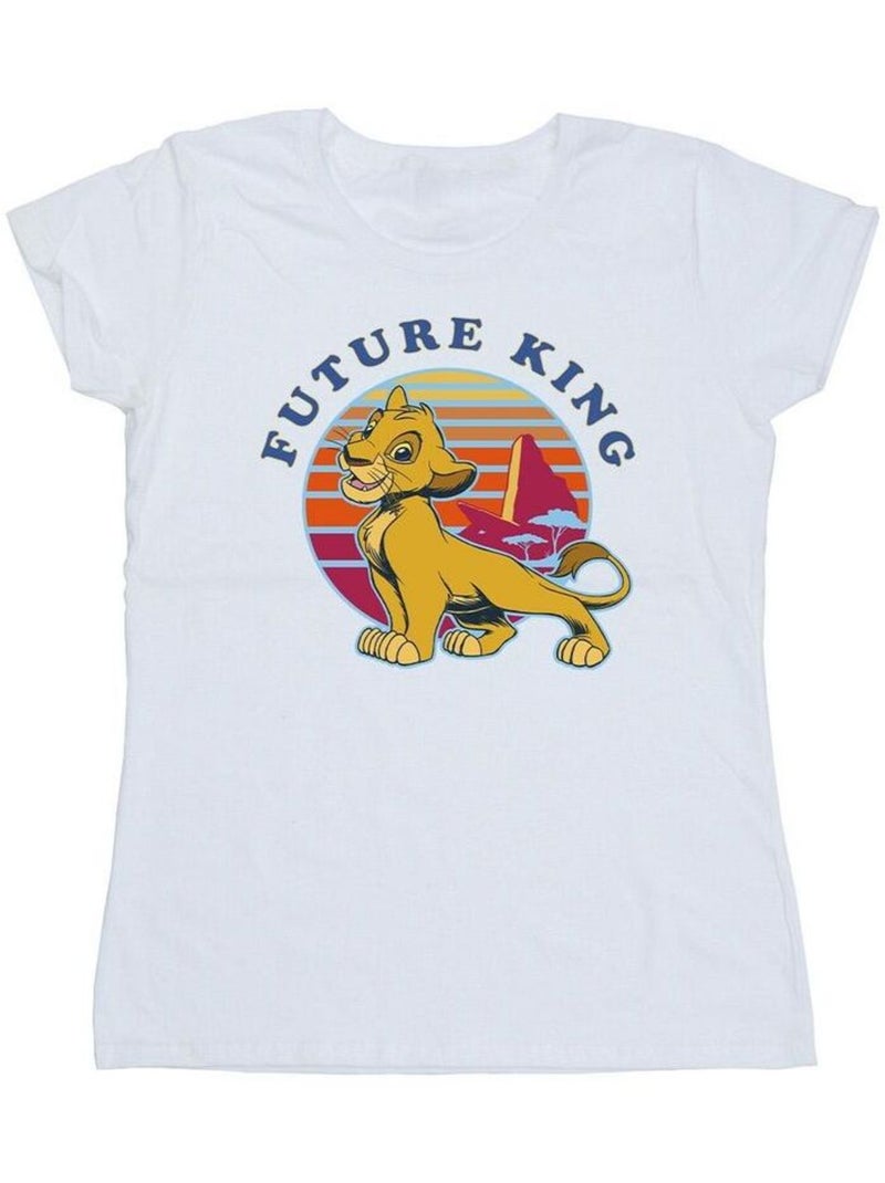 Disney - T-shirt THE LION KING FUTURE KING Blanc - Kiabi