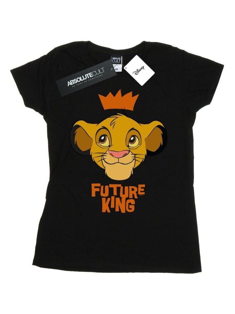 Disney - T-shirt THE LION KING FUTURE KING Noir - Kiabi