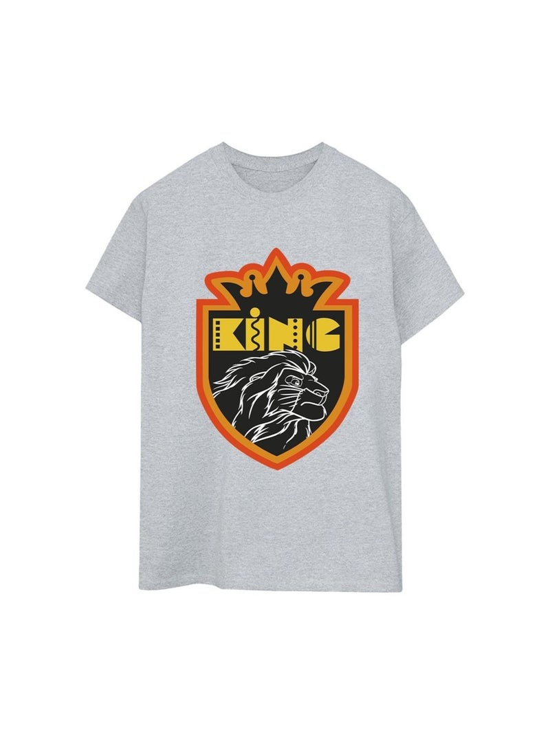 Disney - T-shirt THE LION KING Gris chiné - Kiabi
