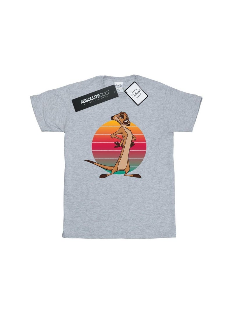Disney - T-shirt THE LION KING Gris chiné - Kiabi