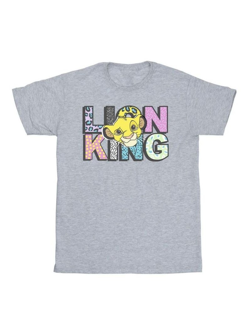 Disney - T-shirt THE LION KING Gris chiné - Kiabi