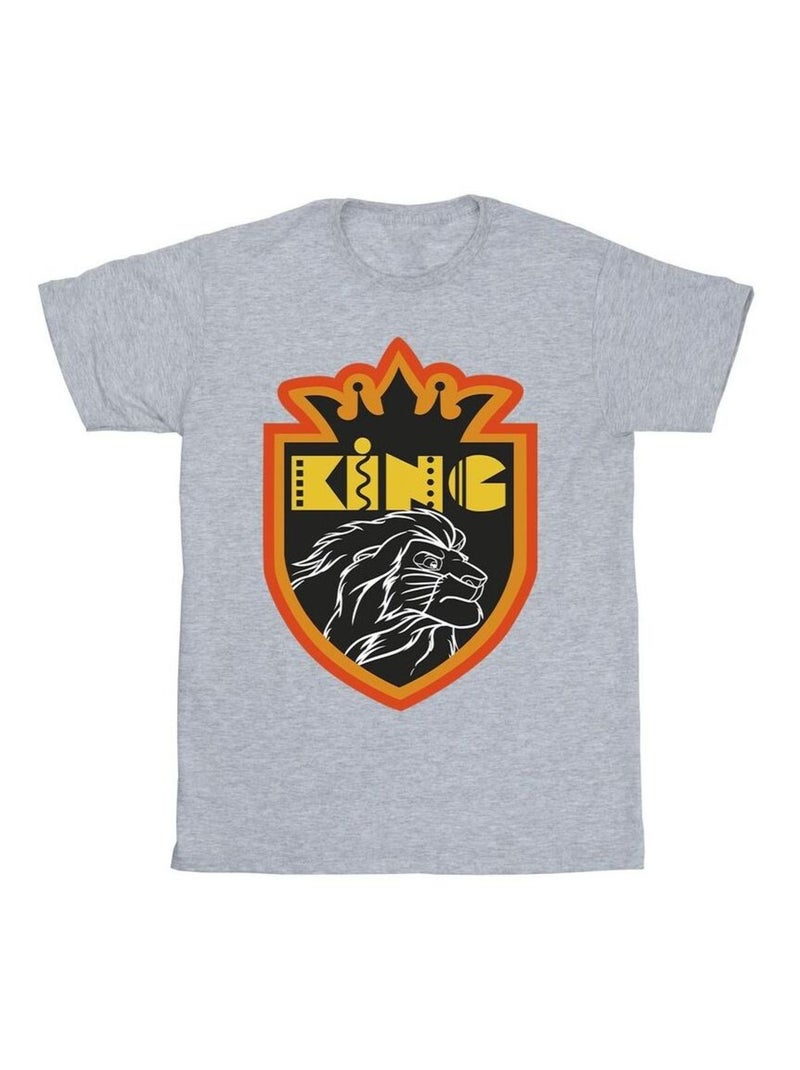Disney - T-shirt THE LION KING Gris chiné - Kiabi