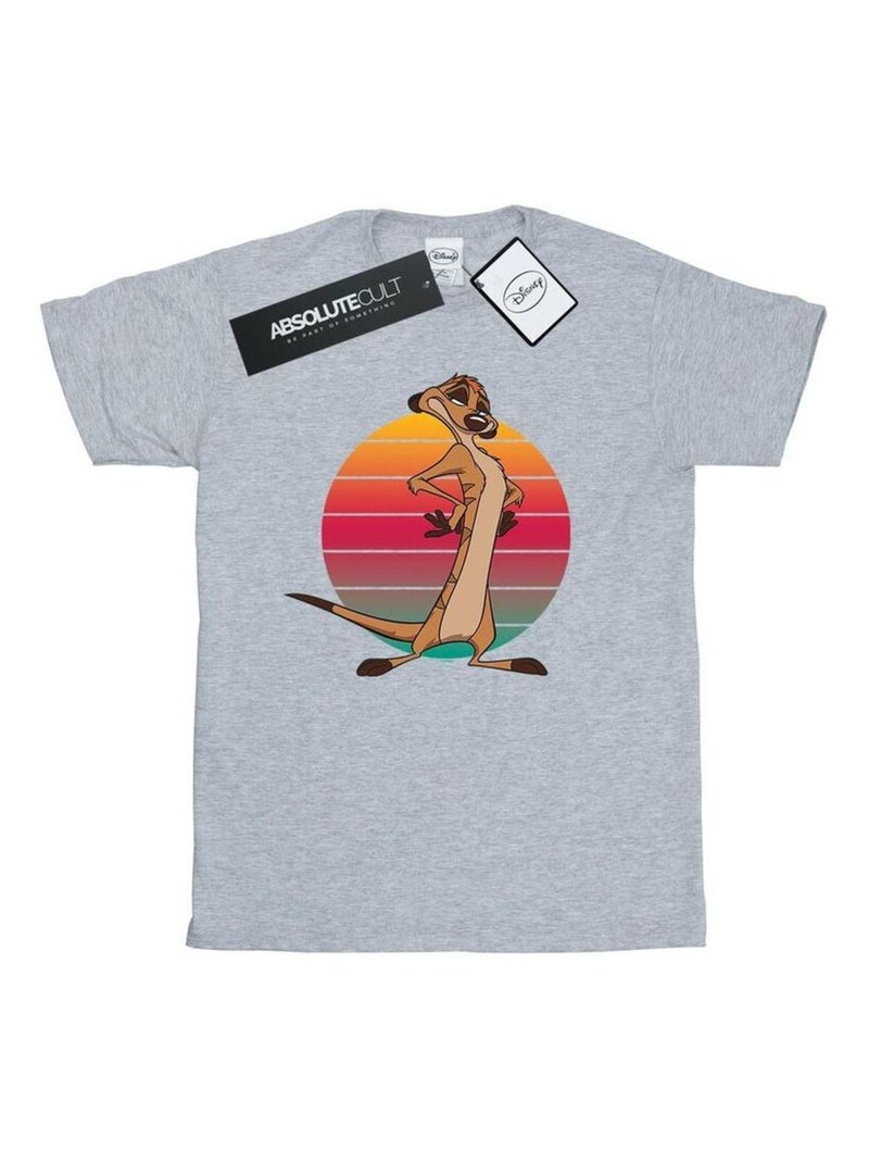 Disney - T-shirt THE LION KING Gris chiné - Kiabi
