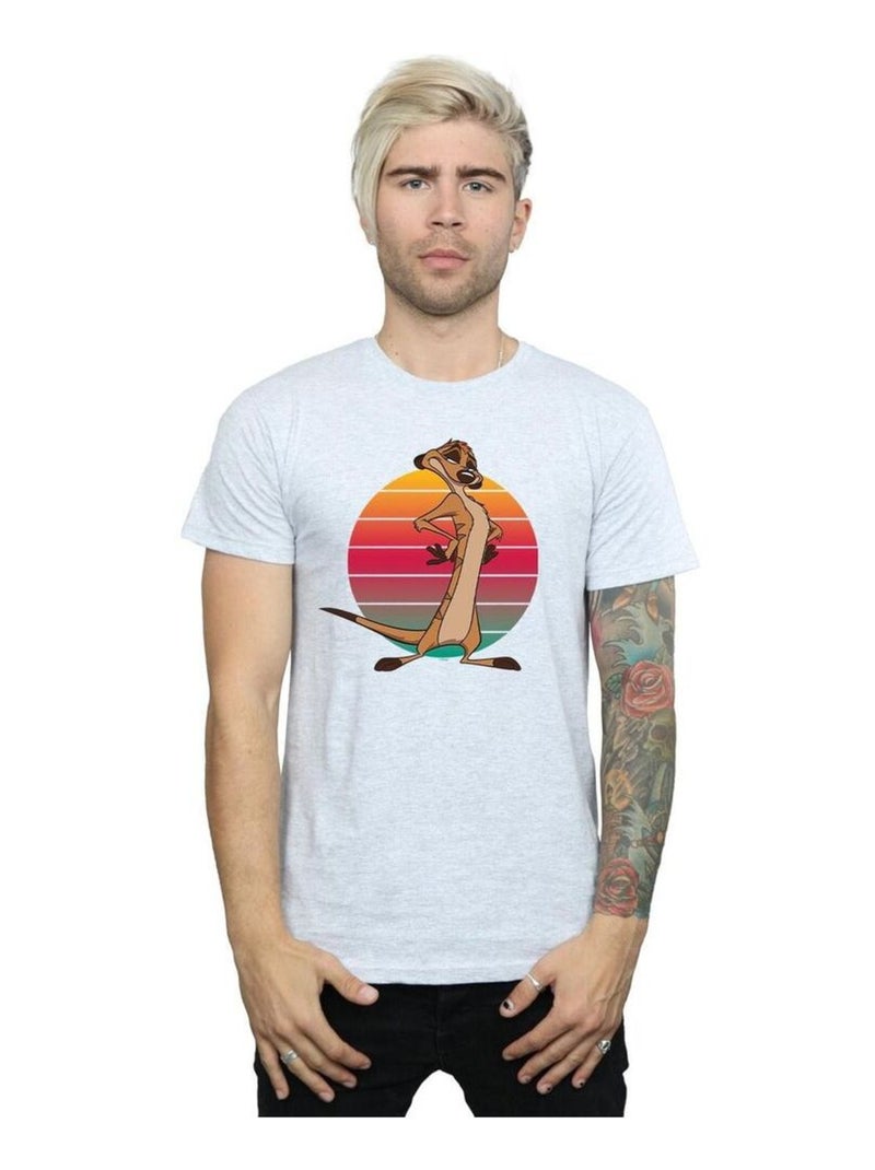 Disney - T-shirt THE LION KING Gris chiné - Kiabi