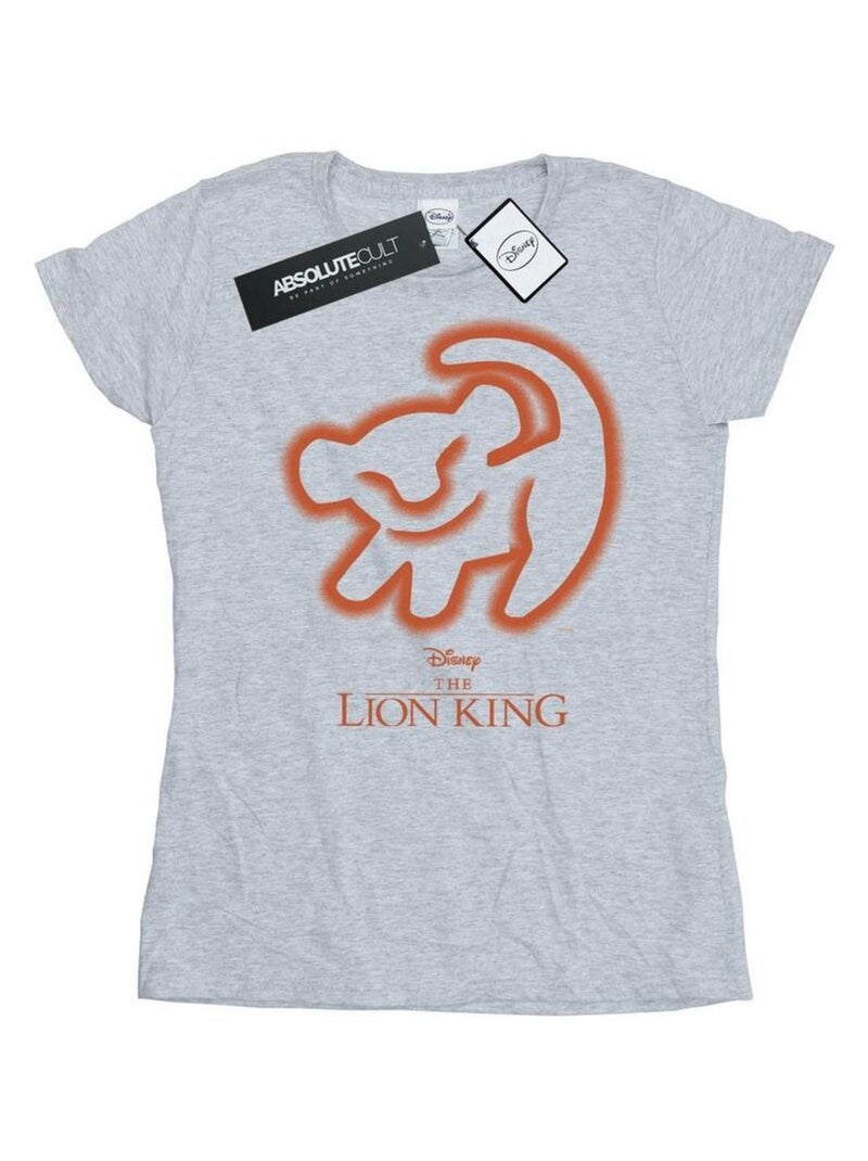 Disney - T-shirt THE LION KING Gris chiné - Kiabi